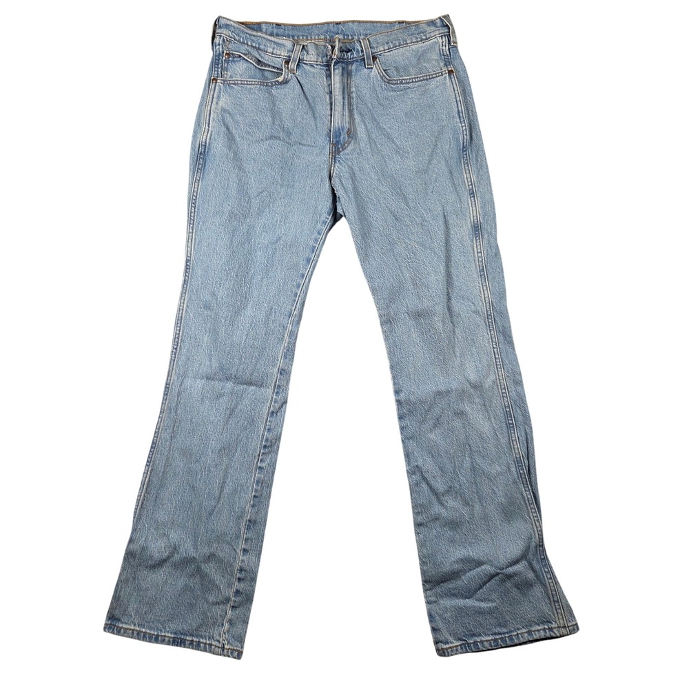 Levi's 537 Jeans Mens 34x32 Light Wash Good Denim Straight Leg 000X1-0025